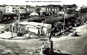 COLEA - PLACE DE LA MAIRIE - STATUE DU GENERAL LAMORICIERE